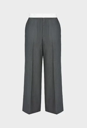 Шерстяные брюки OFFICINE GÉNÉRALE WTLG454 126/9HX Купить