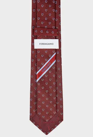 Шовкова краватка FERRAGAMO 351424 226/9C5 Ціна