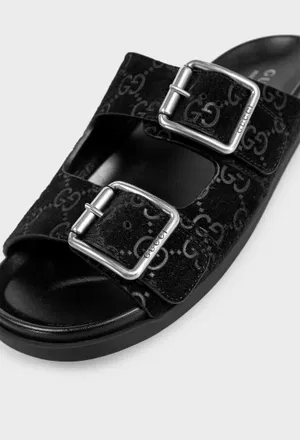 Замшеві слайдери Gucci 816380 125/0C2 в Україні