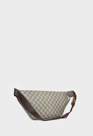 Мужская сумка на пояс темно-коричневого цвета OPHIDIA GG LARGE BELT Gucci 839104 126/0FW Цена
