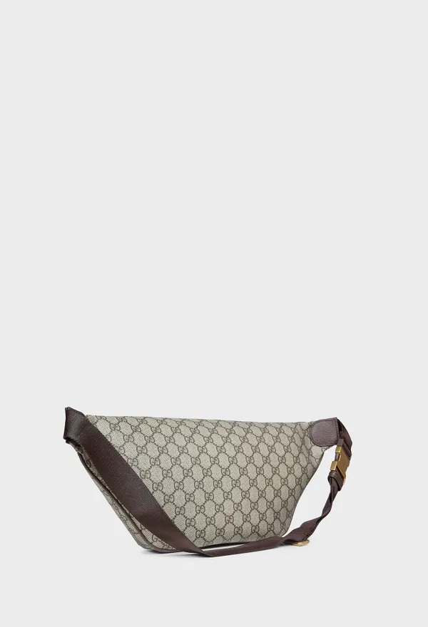 Мужская сумка на пояс темно-коричневого цвета OPHIDIA GG LARGE BELT Gucci 839104 126/0FW Цена