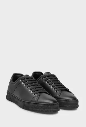 Кожаные кеды CLAYTON  FERRAGAMO 026363 226/0A2 Цена