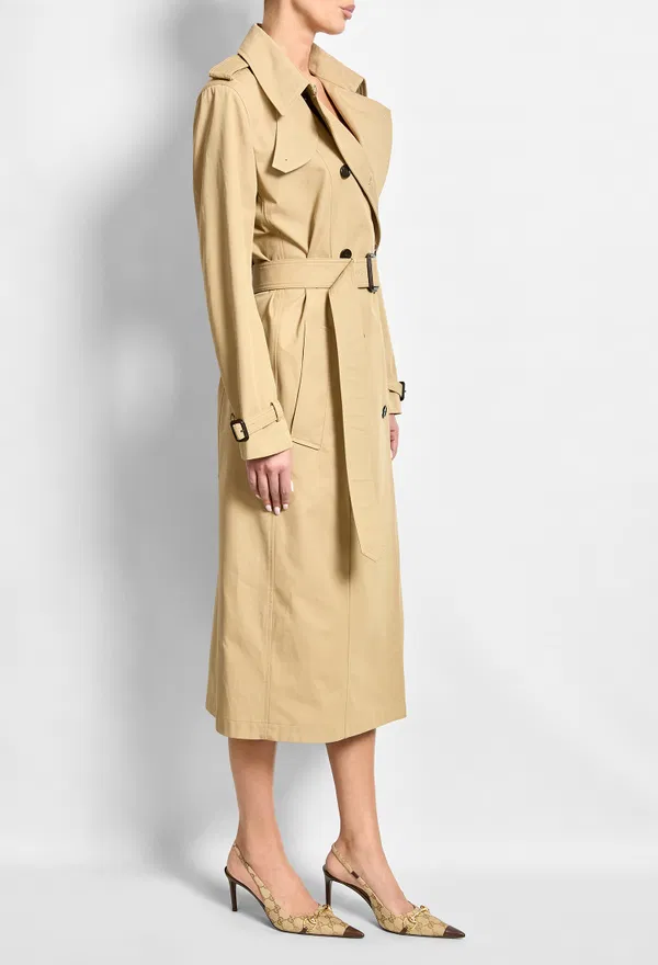 Бежевый тренч Gucci 866146 226/9A6 в Украине