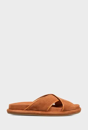 Замшевые слайдеры Santoni 72177 126/0DT Купить