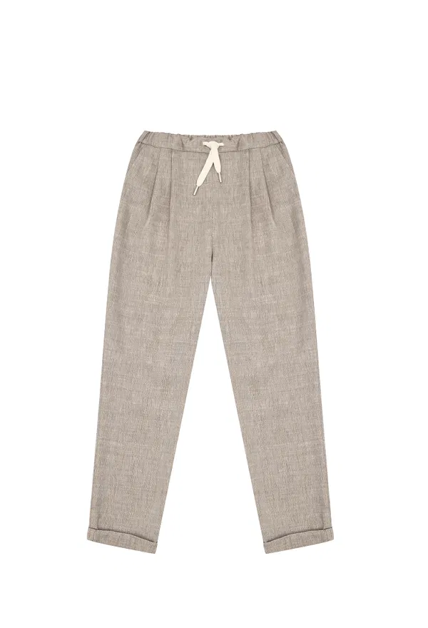 Лляні штани Brunello Cucinelli 8P113  126/97 Купити