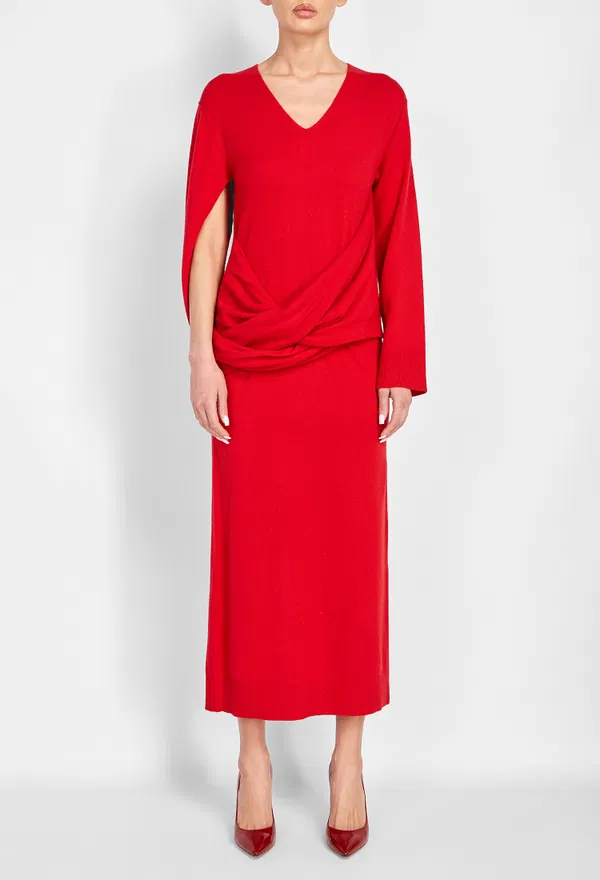 Шерстяное платье JW Anderson KW1219 224/9H9K Купить