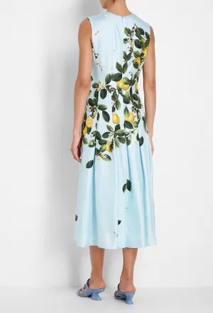 Шелковое платье Oscar de la Renta 21RN202CPK 121/9CG в Украине