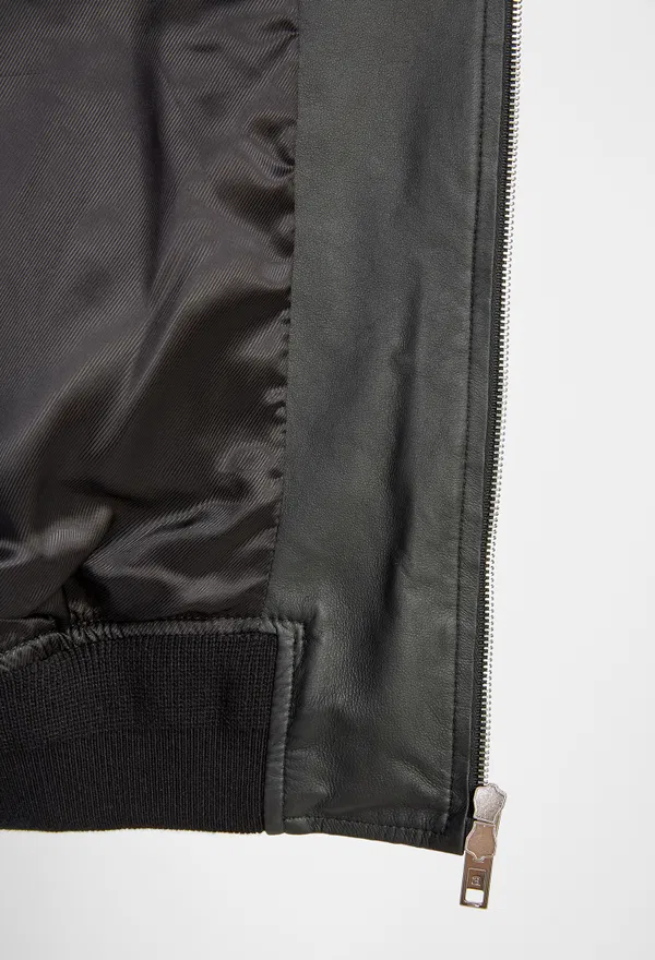 Кожаный бомбер alexanderwang 1WC3262780 226/0A2 интернет-магазин