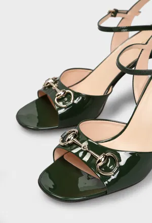 Кожаные босоножки HORSEBIT Gucci 812292 126/0BH в Украине