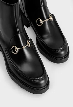 Кожаные ботильоны HORSEBIT Gucci 798724 224/0A2 в Украине