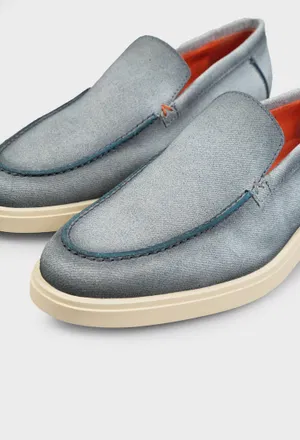Замшевые лоферы DETROIT Santoni 17824 126/0DG в Украине