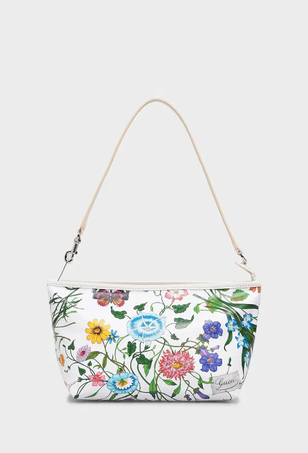 Сумка FLORA SMALL POUCH WITH STRAP Gucci 875923 226/0F1 Купить