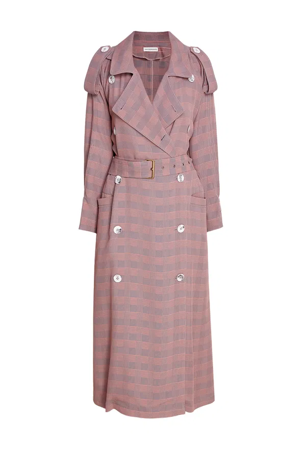 Плащ Vika Gazinskaya 31714 FW20-2271 DUST PINK / BLUE 220 оригинал