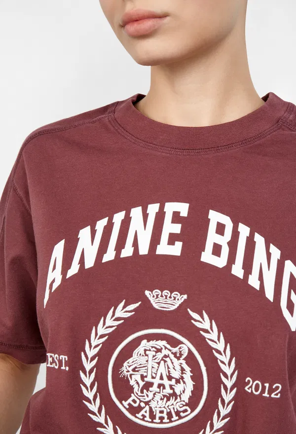 Бордовая футболка Anine Bing A0812695 226/9A5 фото