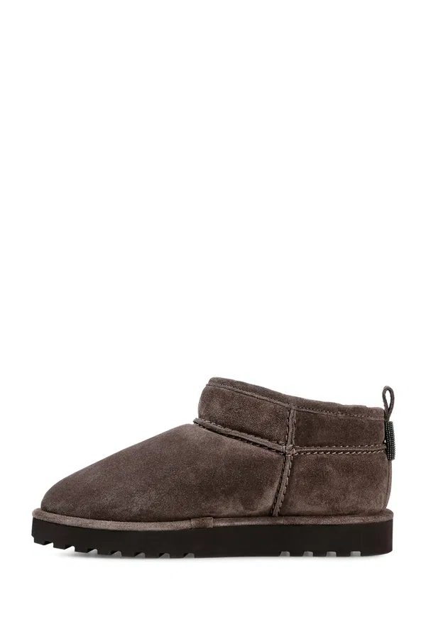 Замшеві черевики з хутром Brunello Cucinelli 1G405  225/83M Ціна