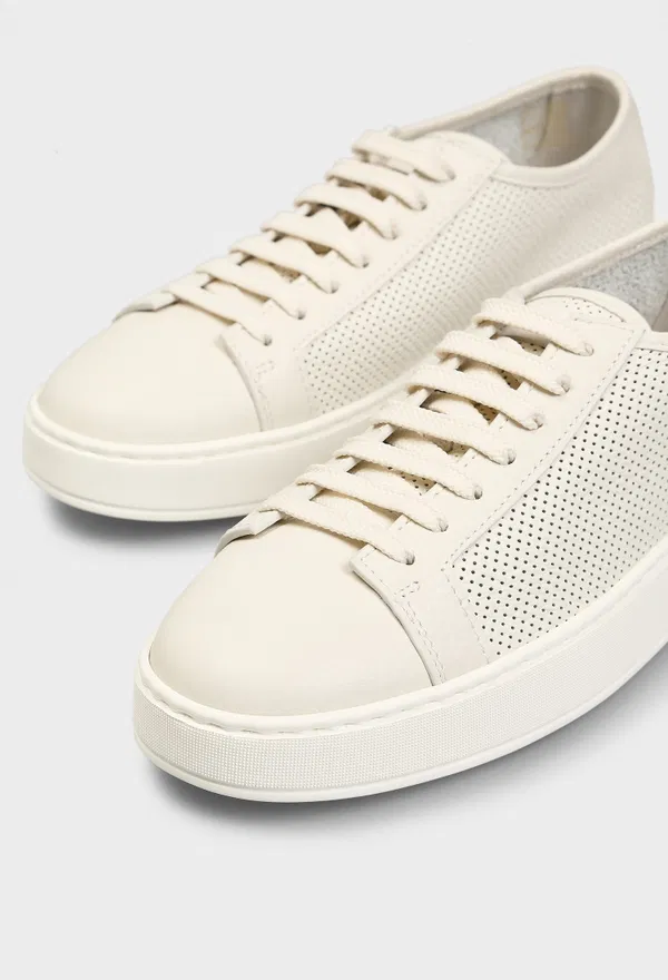 Кожаные кеды Santoni 21443 126/0A1 в Украине