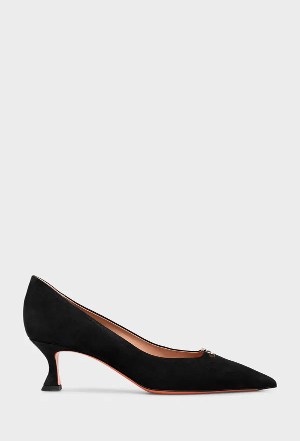 Замшевые лодочки Santoni 71917 126/0D2 Купить