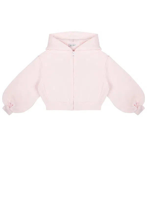 Рожева спортивна кофта для дівчаток Dolce & Gabbana L5JWCW 226/9R Купити