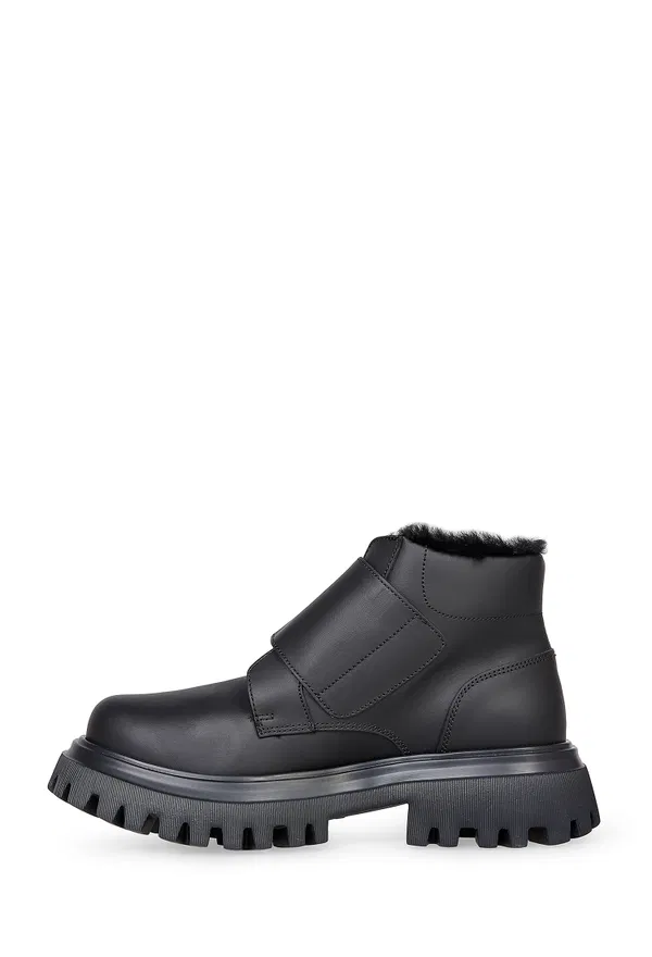 Шкіряні черевики з хутром Dolce & Gabbana DA5230 225/02M Ціна