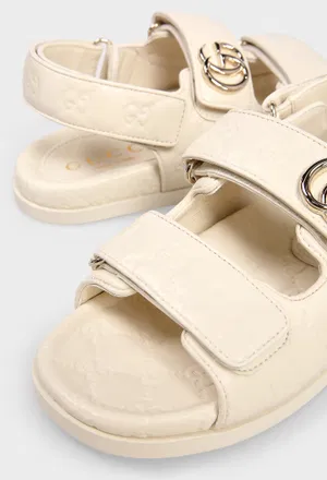Кожаные сандали DOUBLE Gucci 816625 125/0CE оригинал