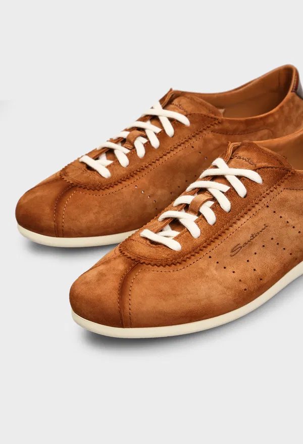 Замшеві кросівки Santoni 61449 126/0DT в Україні