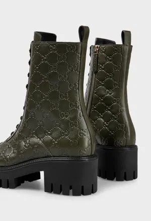Кожаные ботинки Gucci 840739 225/0CH оригинал