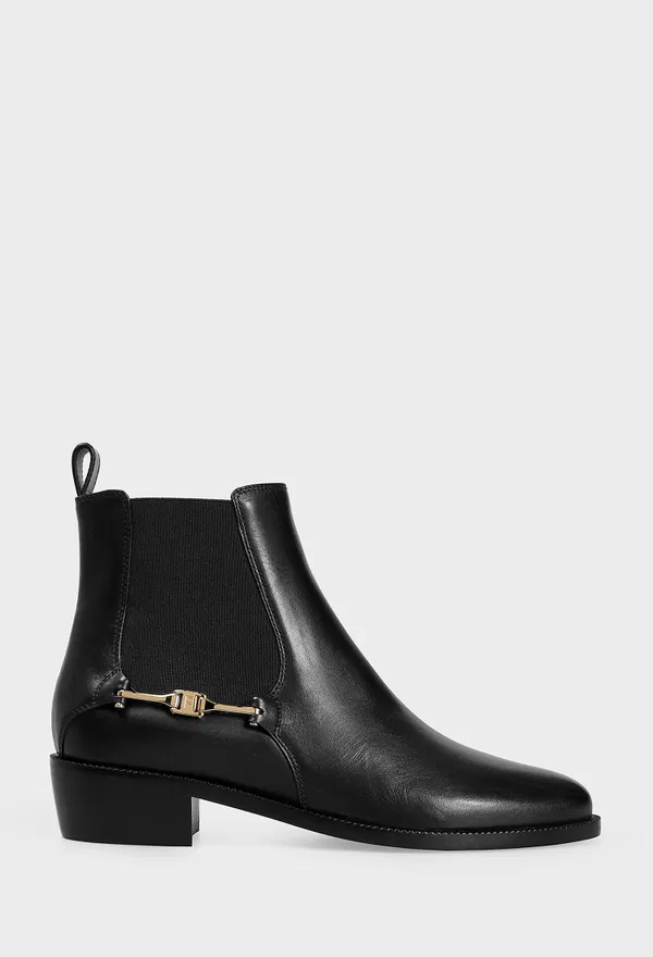 Кожаные ботинки CHELSEA FERRAGAMO 01K234 225/0A2 Купить