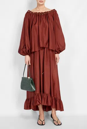 Шелковая блуза Zimmermann 8428TSS261 226/9C5 Цена