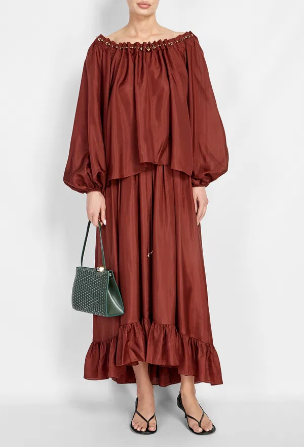 Шелковая блуза Zimmermann 8428TSS261 226/9C5 Купить