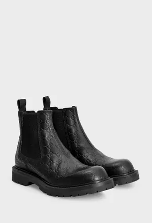 Кожаные ботинки Gucci 794168 224/0C2 Цена