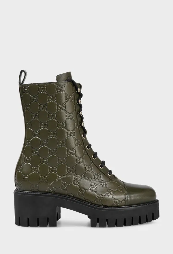 Кожаные ботинки Gucci 840739 225/0CH Купить