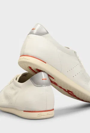 Кожаные кроссовки Santoni 61449 126/0A1 оригинал