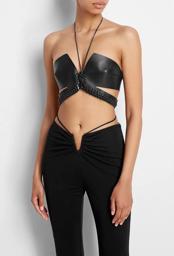 Кожаный топ DION LEE A3467S 121/0A2 оригинал
