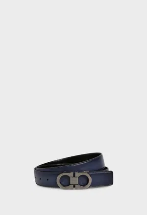 Кожаный двухсторонний ремень FERRAGAMO 679535 126/0A8 Купить