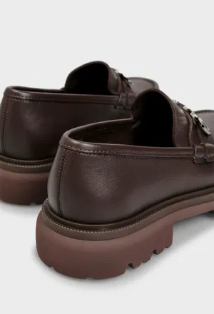 Кожаные лоферы COCOON FERRAGAMO 028249 226/0AW оригинал