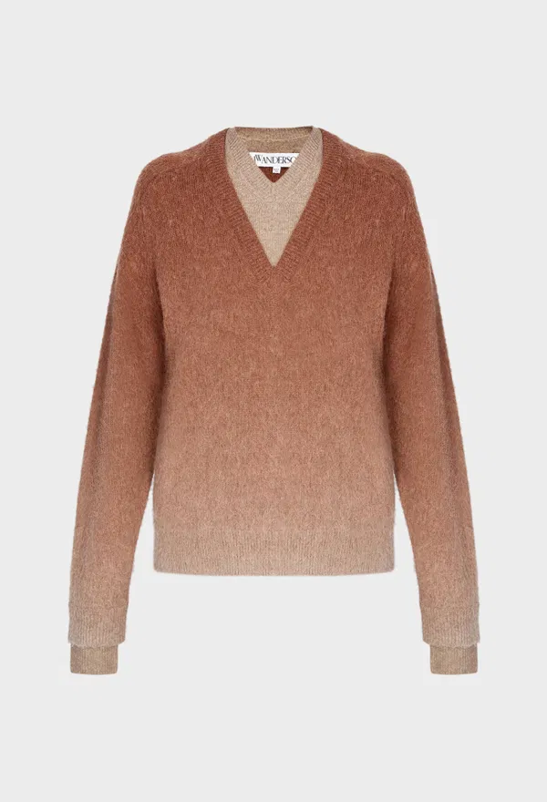 Шерстяной свитер JW Anderson KW1198 224/9H3 Купить