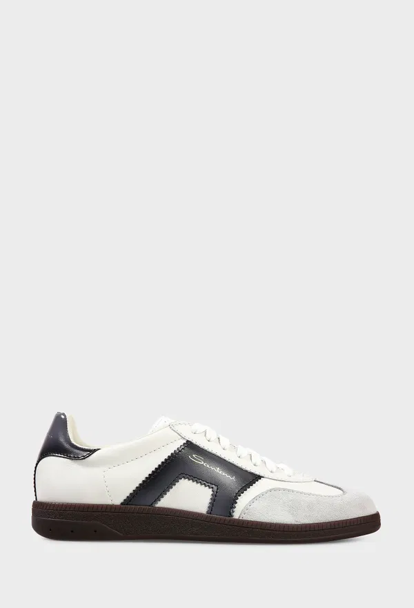 Кожаные кроссовки  Santoni 21965 126/0A7 Купить