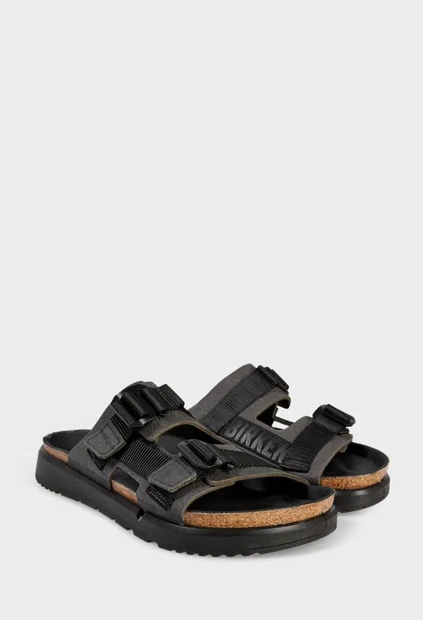 Шлепанцы из нубука Birkenstock N1029640 126/0E2 Цена