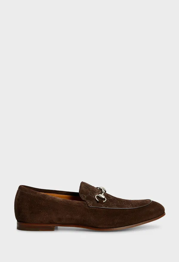 Замшеві лофери HORSEBIT Gucci 798997 224/9D3 Купити