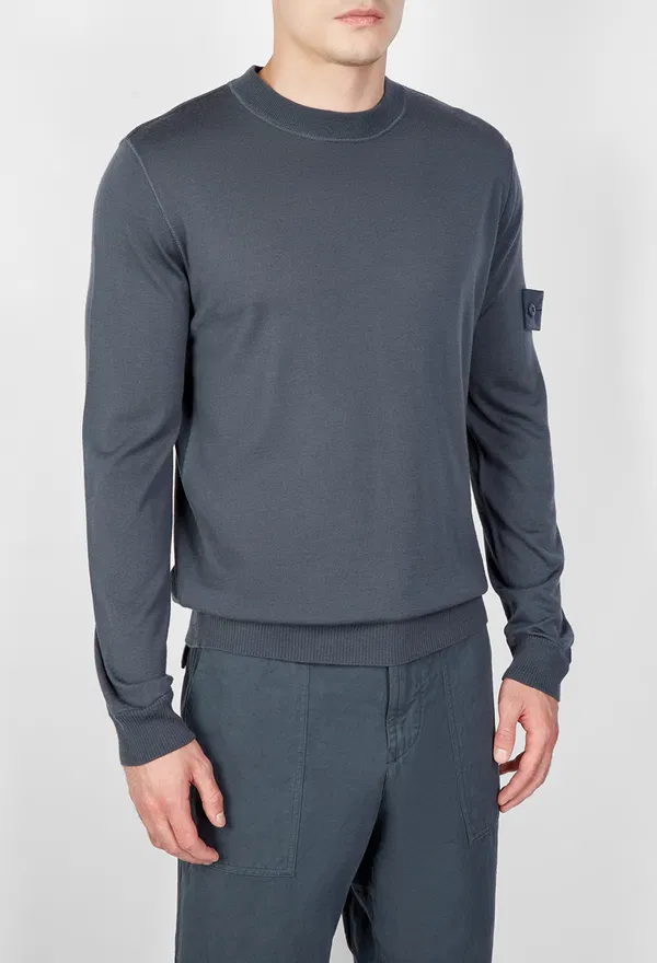 Шерстяной пуловер Stone Island L1S155100074 126/9H8 оригинал