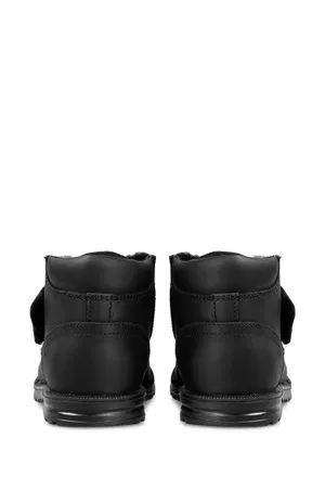 Шкіряні черевики з хутром Dolce & Gabbana DL0080 224/02M в Україні