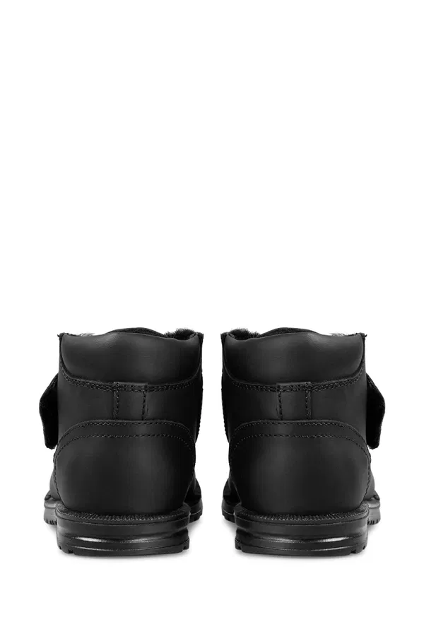 Шкіряні черевики з хутром Dolce & Gabbana DL0080 224/02M в Україні