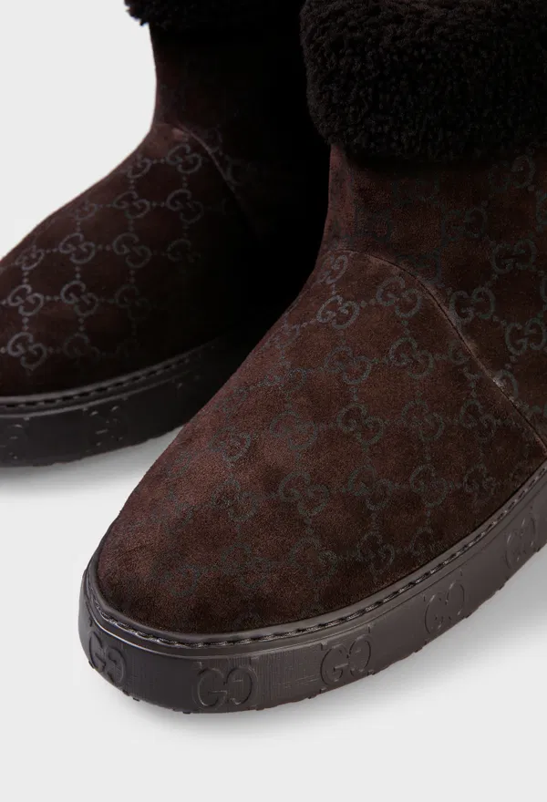 Замшевые угги с мехом Gucci 836561 225/0DWM в Украине