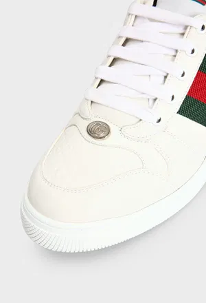 Кожаные кеды SCREENER Gucci 798785 224/0C1 оригинал