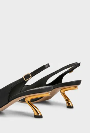 Кожаные слингбэки CLEYA FERRAGAMO 01L530 126/0A2 оригинал