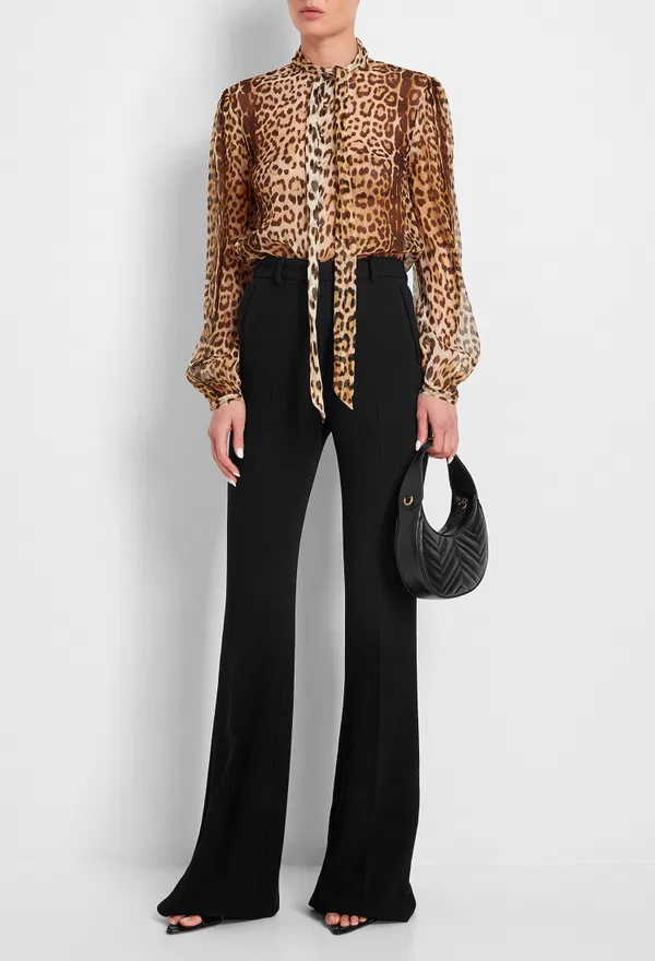 Шелковая блуза Roberto Cavalli RKT705 223/9C3 Купить