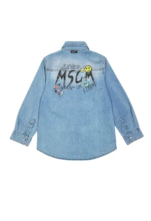 Джинсова сорочка MSGM 9516   123/9G Ціна