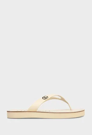 Кожаные вьетнамки DOUBLE G Gucci 854815 126/0AE Купить