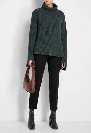 Кашемировый свитер Khaite 27484 8183600 405 FOREST GREEN 219 Цена