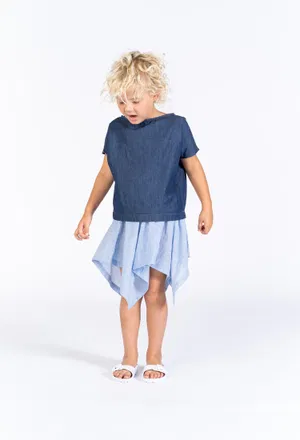 Джинсовий топ Omami mini OM351  119/98 в Україні